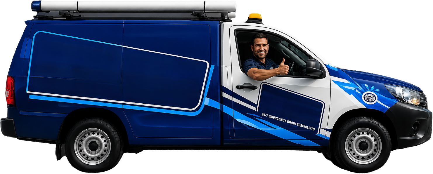 Blair Athol Blocked Drains service van