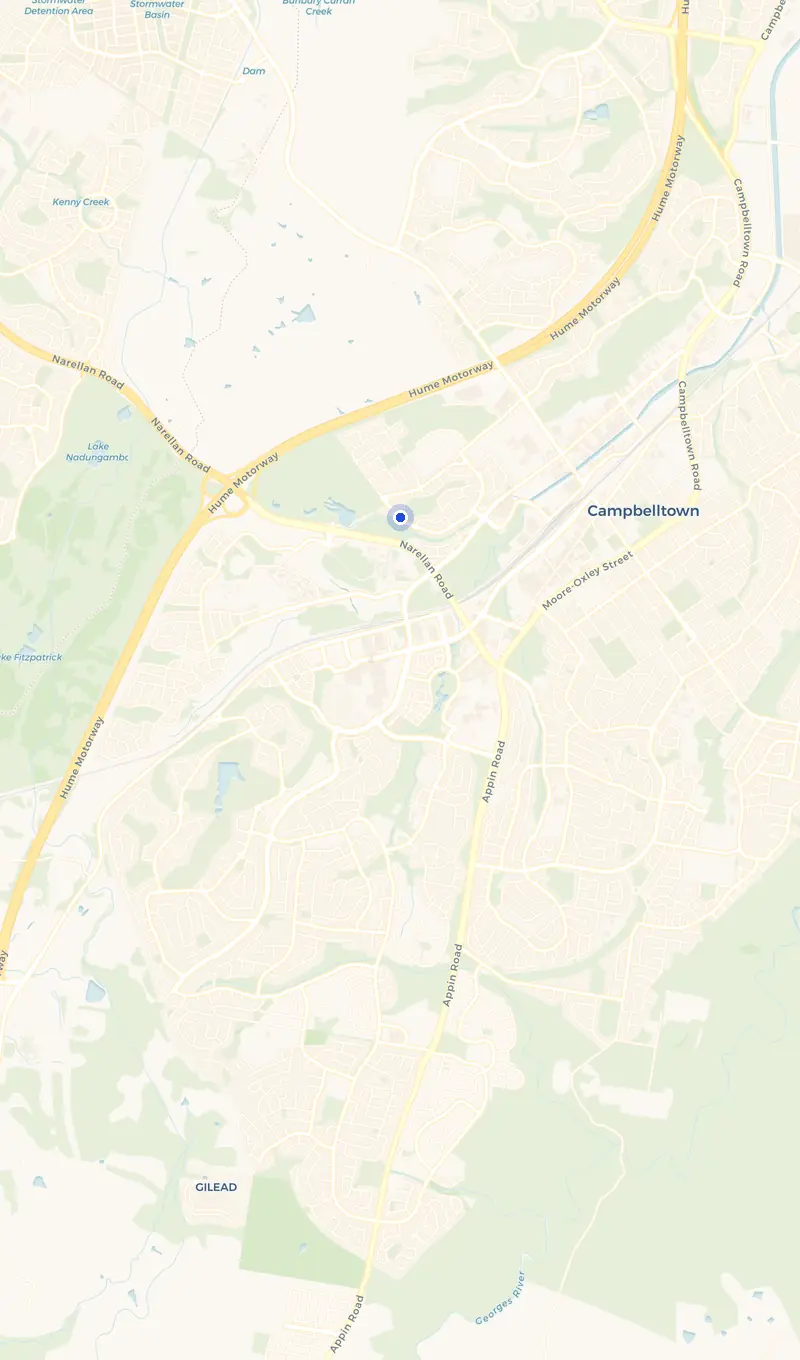 Map of the Blair Athol service area and the surrounding suburbs we cover.